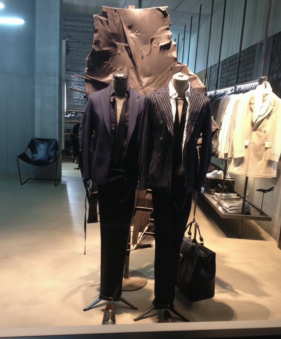 Eleganza sartoriale maschile, un'anteprima delle collezioni nel nostro spazio dedicato.