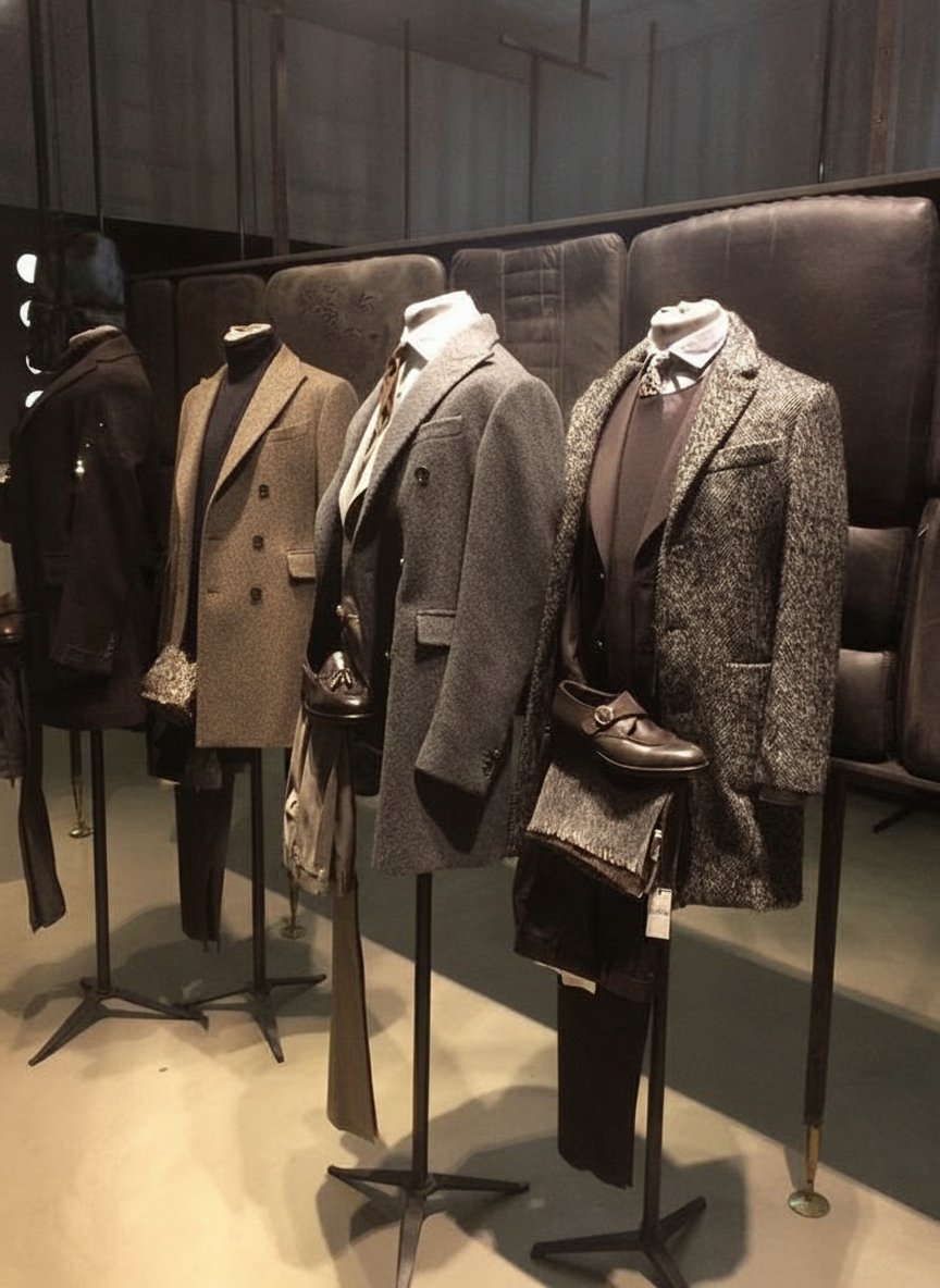 Eleganza sartoriale maschile: capi spalla che definiscono lo stile contemporaneo con un tocco di intramontabile raffinatezza.