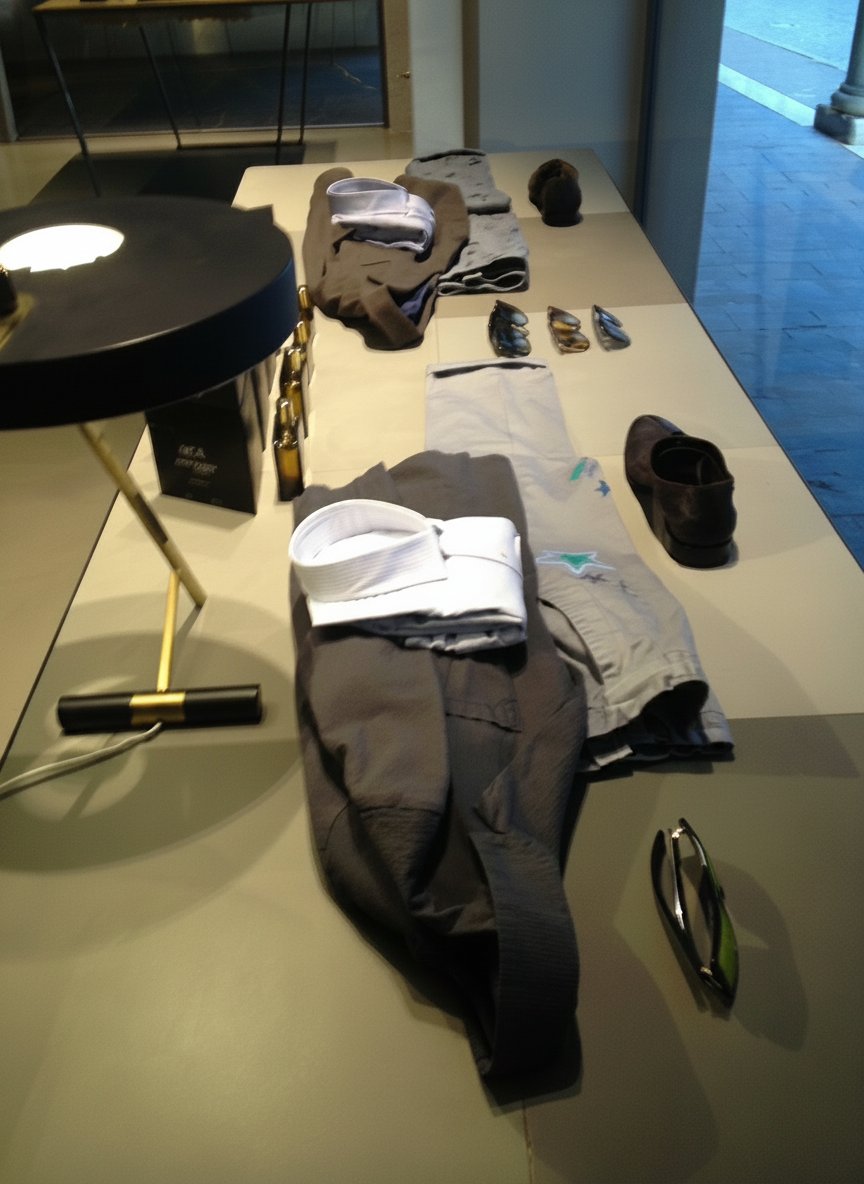 Un'accurata selezione di capi e accessori che definiscono l'eleganza maschile contemporanea, espressione di stile e raffinatezza.