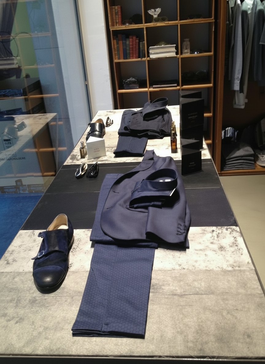 Eleganza sartoriale e dettagli raffinati: un'espressione di stile senza tempo per l'uomo moderno.