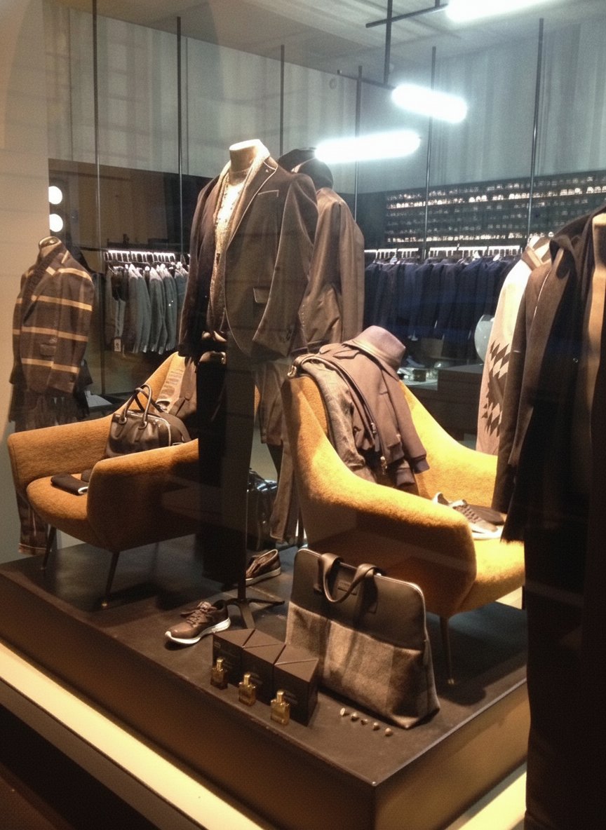 Un'istantanea dell'atmosfera raffinata e delle proposte sartoriali della nostra boutique.