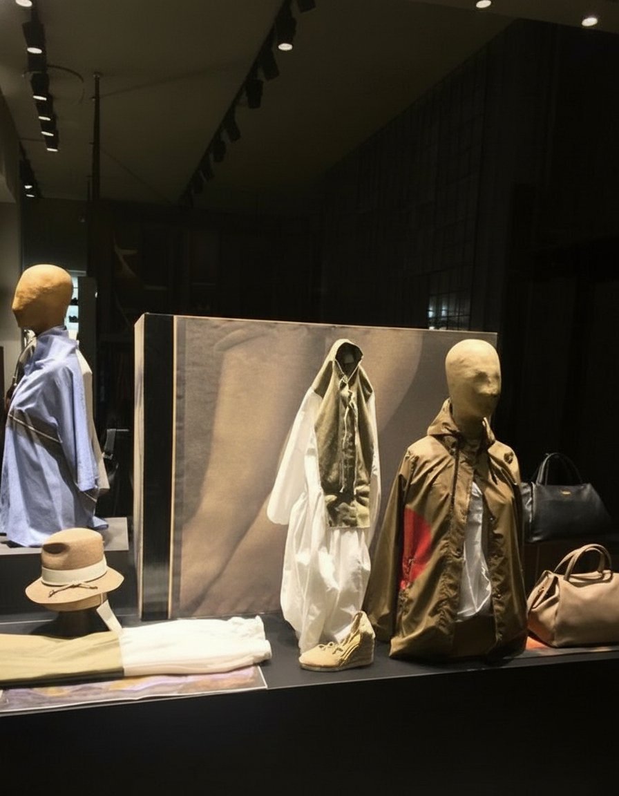 Un'istantanea della nostra selezione di capi e accessori, curata per la vetrina.