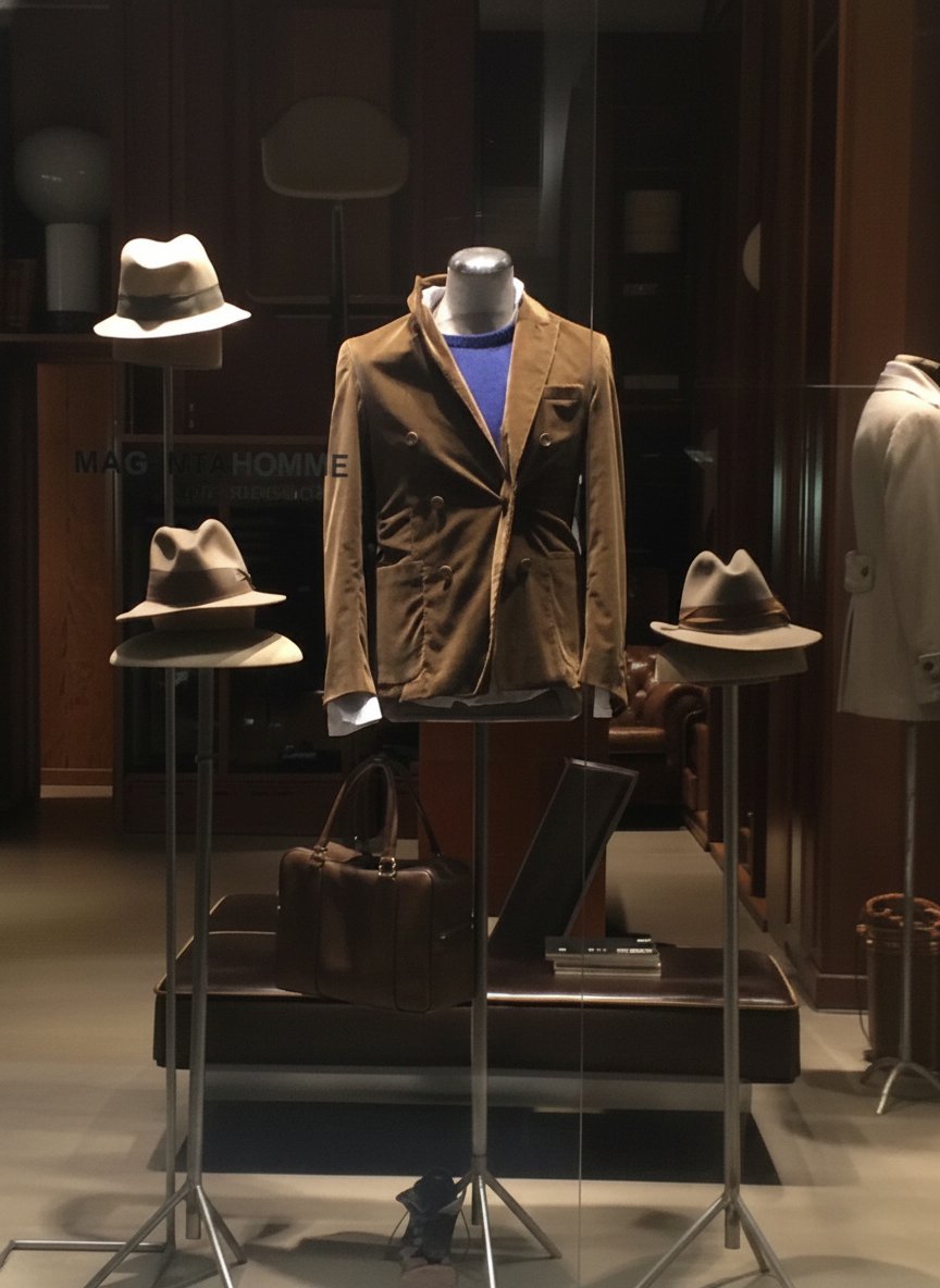Eleganza maschile in vetrina: un'anteprima della collezione Magenta Homme.
