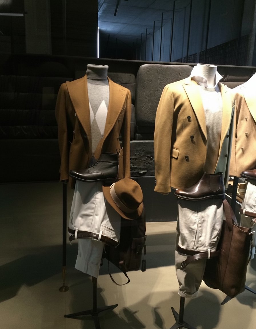 Eleganza maschile contemporanea: capi sartoriali e accessori distintivi per un look raffinato e senza tempo.